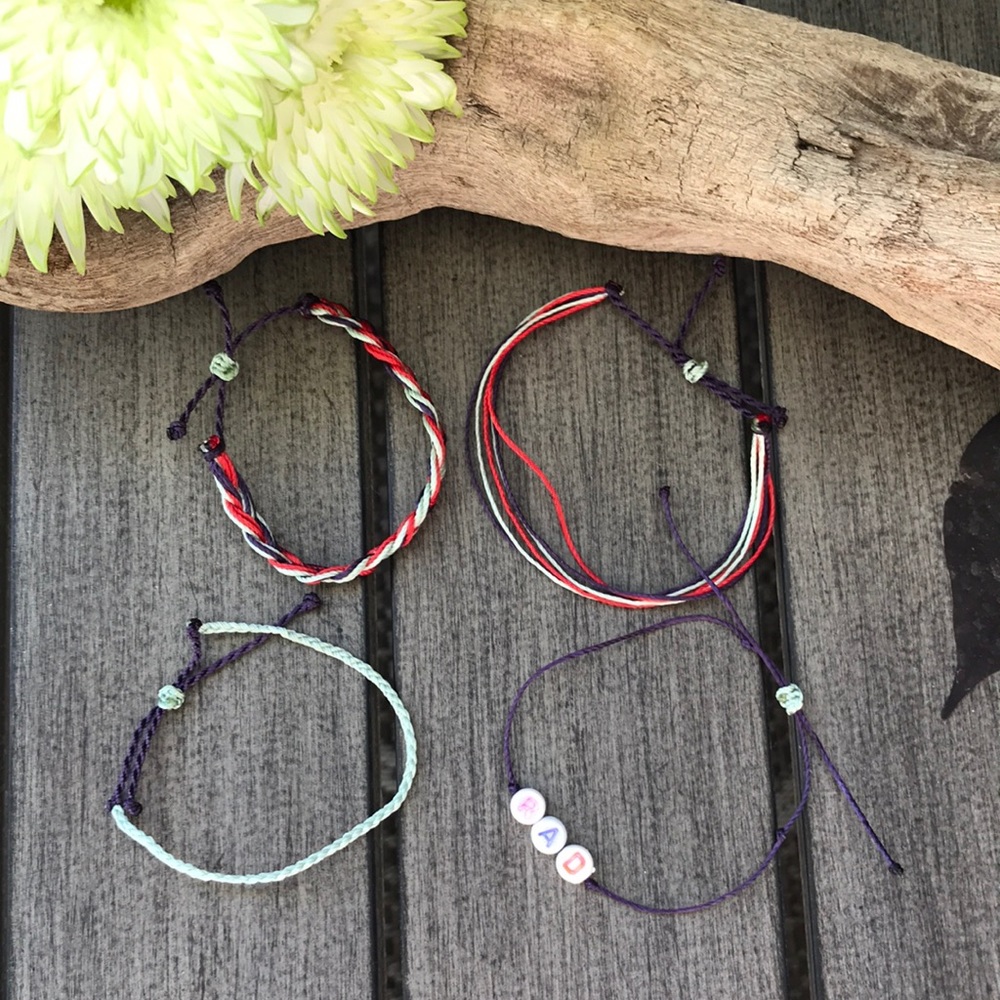 🌼🌿Handmade Adjustable Rad Bracelet Set🌿🌼 - Picture 2 of 6